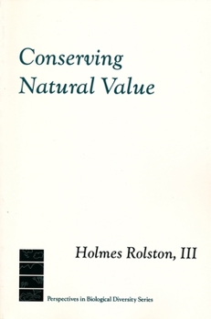 Paperback Conserving Natural Value Book