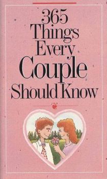 Paperback 365 Things Every Couple Should Know Book