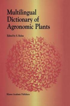 Paperback Multilingual Dictionary of Agronomic Plants Book