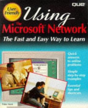 Paperback Using the Microsoft Network Book