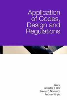 Hardcover Application of Codes, Design and Regulations Book