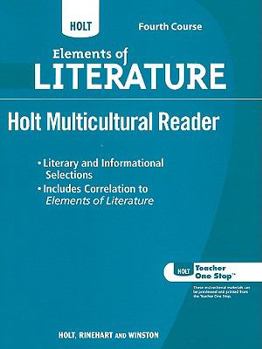 Paperback Elements of Literature: Holt Multicultural Reader Fourth Course Book