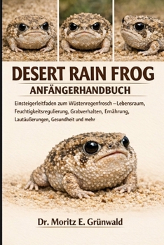 DESERT RAIN FROG ANFÄNGERHANDBUCH: Einsteigerleitfaden zum Wüstenregenfrosch – Lebensraum, Feuchtigkeitsregulierung, Grabverhalten, Ernährung, Lautäußerungen, Gesundheit und mehr (German Edition)