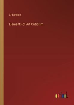 Paperback Elements of Art Criticism Book