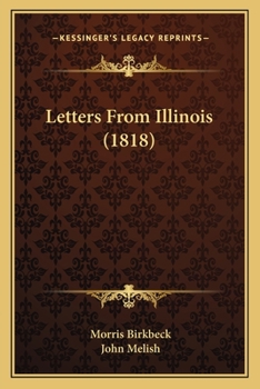 Paperback Letters From Illinois (1818) Book