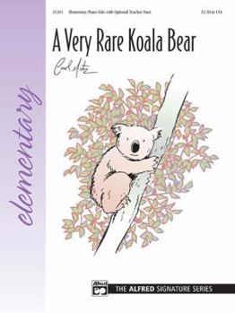 Paperback A Very Rare Koala Bear: Sheet Book