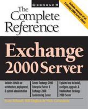 Paperback Exchange 2000 Server: The Complete Reference Book