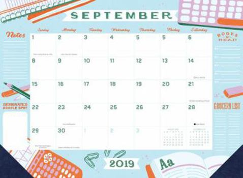 Calendar Jill de Haan Deluxe Desk Pad Book