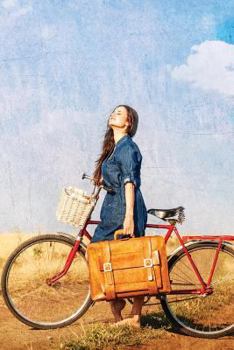 Country Road Bicyle Messenger Notebook : 150 Page Notebook Journal Diary