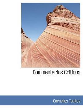 Paperback Commentarius Criticus Book