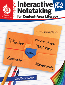 Paperback Interactive Notetaking for Content-Area Literacy, Levels K-2 Book