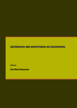 Hardcover Governance and Institutional Re-Engineering Book