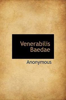 Hardcover Venerabilis Baedae [Latin] Book