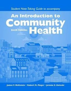 Paperback An Introduction to Community Health Note-Taking Guide Book