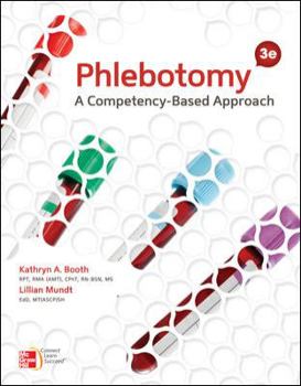 Paperback Phlebotomy: A Competency-Based Approach Book