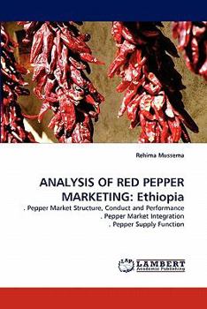 Paperback Analysis of Red Pepper Marketing: Ethiopia Book