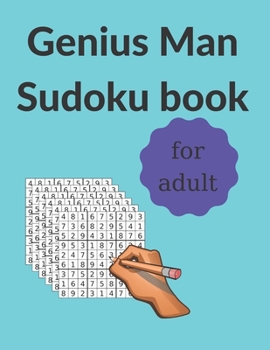 Paperback Genius Man Sudoku Book for Adults: 600 Sudoku Books gift for men, women, students Book