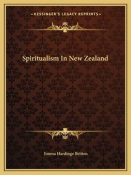 Paperback Spiritualism In New Zealand Book