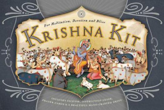Hardcover Krishna Kit: For Meditation, Devotion and Bliss Book