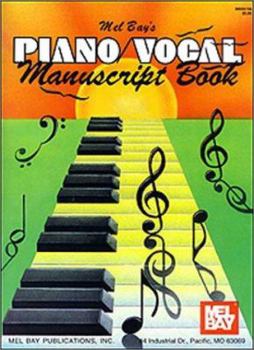 Paperback Piano Vocal Manuscript Book