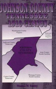Paperback Johnson County Tennessee 1910 Census Book