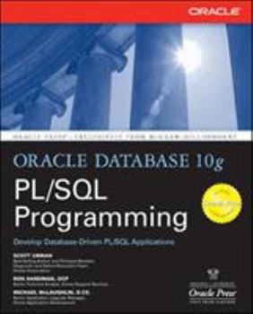 Paperback Oracle Database 10g PL/SQL Programming Book