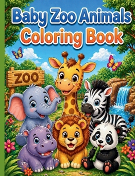 Baby Zoo Animals Coloring Book