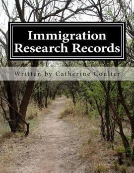 Paperback Immigration Research Records: A Family Tree Research Workbook Book