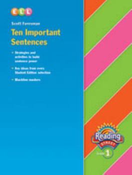 Paperback Reading 2007 Ten Important Sentences Grade 1 Book