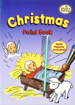 Paperback Christmas (St. Joseph Paint Books) [With Paint Brush] Book
