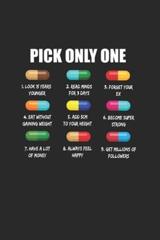 Carnet De Notes: Pilules Bonheur Motivation Vie Drôle De Cadeau 120 Pages, 6X9 (Environ A5), Quadrillé (French Edition)