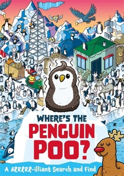 Paperback Where's the Penguin Poo?: A Frozen Search and Find Book
