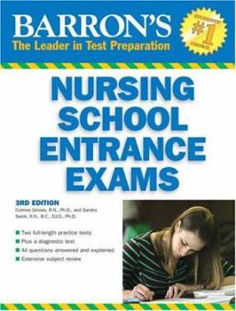 Paperback Barron's Nursing School Entrance Exams Book