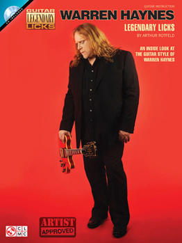 Paperback Warren Haynes Legendary Licks [With CD (Audio)] Book