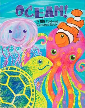 Board book Ocean!: A Big Fold-Out Concept Book