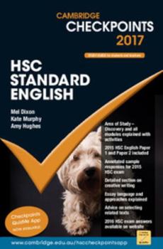 Paperback Cambridge Checkpoints Hsc Standard English 2017 Book