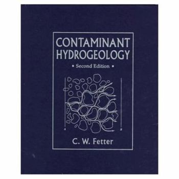 Hardcover Contaminant Hydrogeology Book