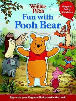 Hardcover Disney Winnie the Pooh Fun with Pooh Bear: Magnetic Buddy Storybook Book