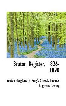 Paperback Bruton Register, 1826-1890 Book