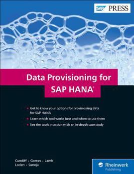 Hardcover Data Provisioning for SAP Hana Book