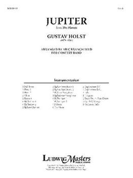 Paperback Jupiter -- The Bringer of Jollity for Band: Conductor Score Book
