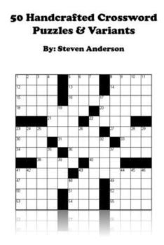 Paperback 50 Handcrafted Crossword Puzzles & Variants Book