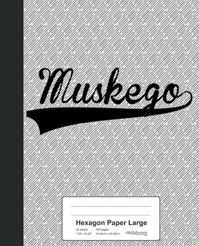 Paperback Hexagon Paper Large: MUSKEGO Notebook Book