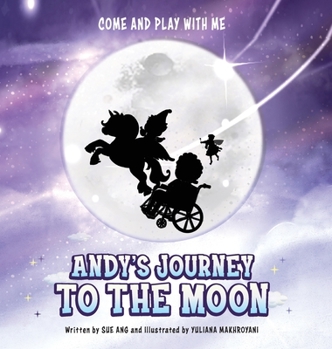 Hardcover Andy's Journey To The Moon [Large Print] Book