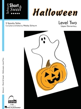 Paperback Halloween - Level 2: Schaum Short & Sweet Series (Schaum Publications: Short & Sweet) Book