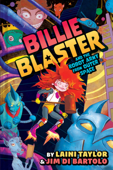 Hardcover Billie Blaster and the Robot Army from Outer Space: A Graphic Novel Book