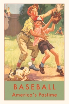 Paperback Vintage Journal Baseball, America's Pastime Book