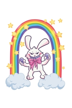 Funny Easter Bunny Notebook: Graph Paper Journal 6x9 - 120 Pages