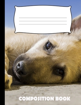 Composition Book: Cute Dogs Composition Notebook Wide Ruled