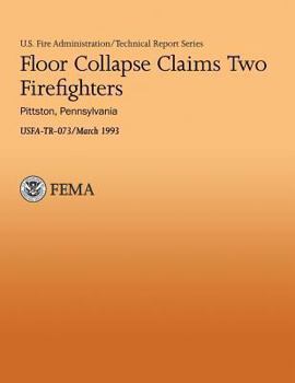 Paperback Floor Collapse Claims Two Firefighters Book